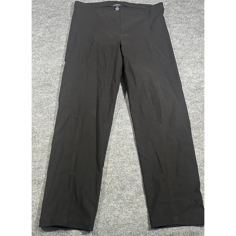 Franne Gold Women's 22 Black Pull On Pants Classic Fit Made In USA
